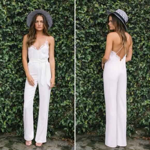Rime Arodaky Flamengo Ivory Jumpsuit - Picture 1 of 11